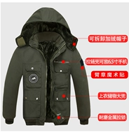 5702 зеленое бархатное хлопковое пальто в стиле милитари (пиджак)