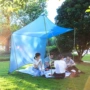 Beishan Wolf Bóng râm Sky Rèm bãi biển Tài khoản quá khổ Mái hiên ngoài trời Pergola Ultralight Chống nắng Lều chống mưa - Lều / mái hiên / phụ kiện lều thuê lều cắm trại