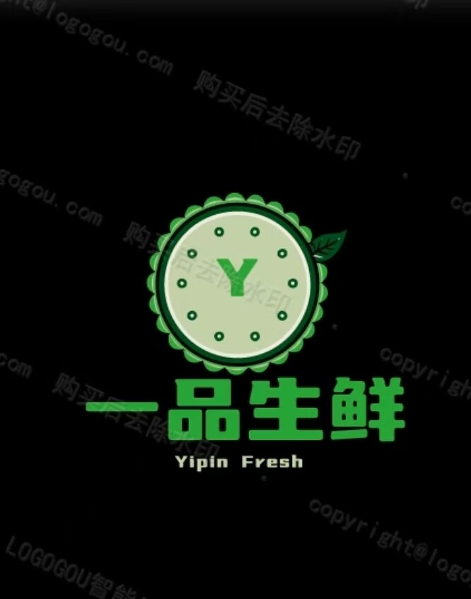 一品生鲜的LOGO