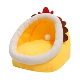 Кошачья гнездо гнездо гнездо гнезд милый мультфильм теплый полузвучный полузапись кошачьего дома спящая собака кровать четыре сезона Универсальные домашние принадлежности
