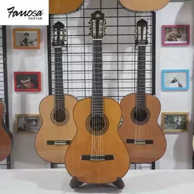 Famosa Famosa Classical guitar FC-100C S three-fight full veneer 39-inch handmade classical guitar