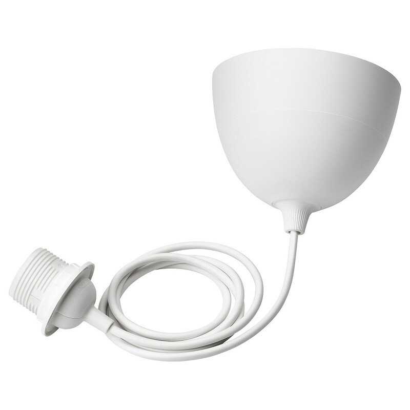 Ikea Domestic Purchasing Agency Hauspu Lamp Cord Set Chandelier Cord Lampshade Accessories Lighting Fixtures Length 1.4m