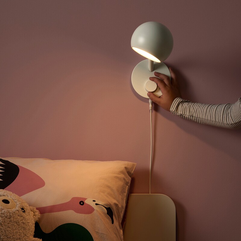 Ikea Kowanolun Wall Lamp Bedside Lamp Reading Lamp Bedroom Dimmable Lamp Kidsren's Lamp Green/White Ikea Kowanolun Wall Lamp Bedside Lamp Reading Lamp Bedroom Dimmable Lamp Kidsren's Lamp Green/White