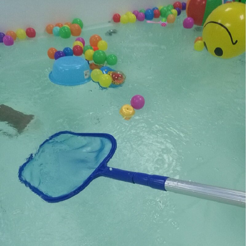Baby Swimming Pool Scum sub-themed water park bailing pool aluminum alloy telescopic bailing net stainless steel