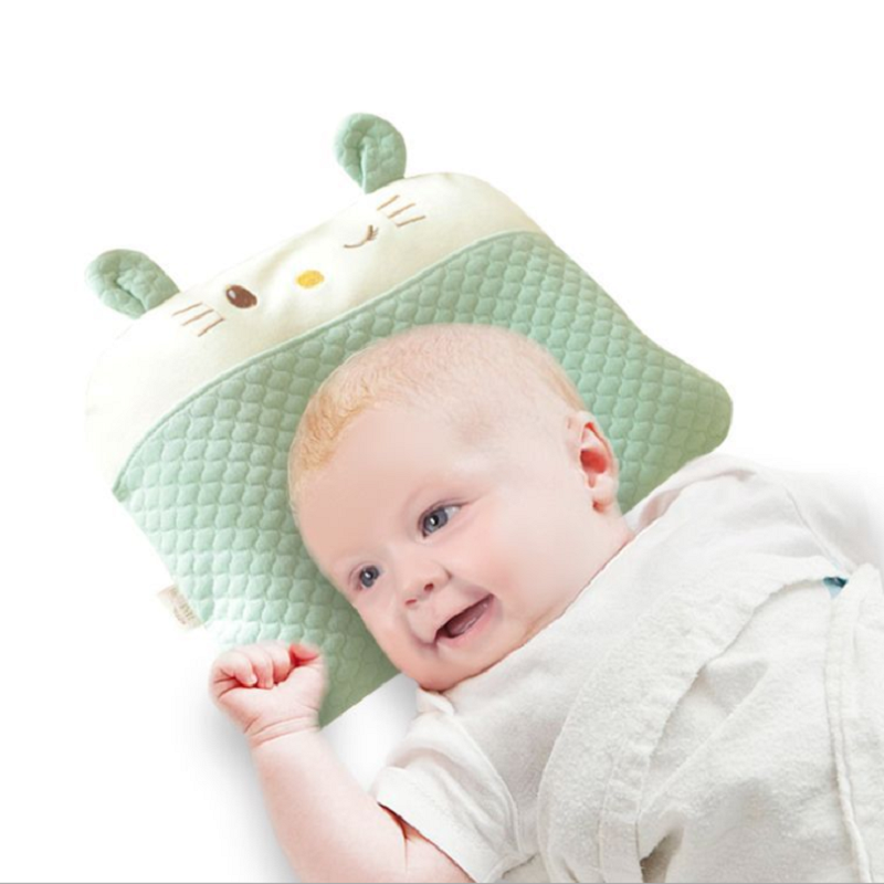 Baby stereotyped pillow children's U-shaped small pillow pure cotton buckwheat baby 0-1-3 years old newborn correction anti-bias head type