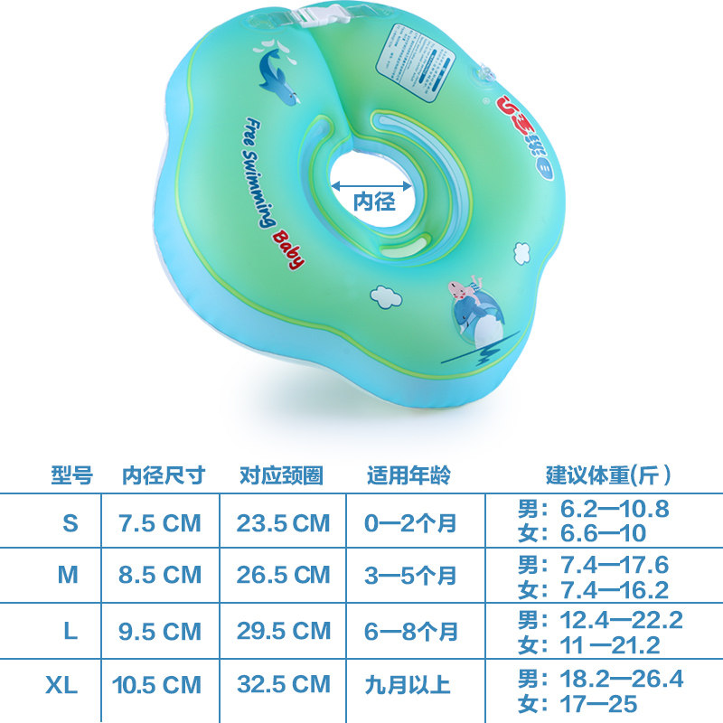 Self-tour hospital swimming pool special baby neck ring Newborn soft inflatable neck ring Fat baby neck ring
