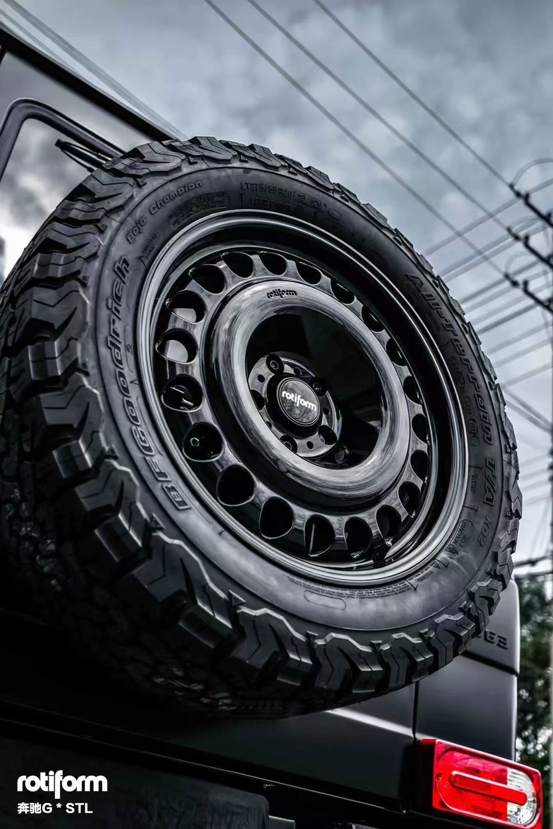 Genuine 20-дюймовые внедорожные колеса ROTIFORM, подходят для Mercedes-G500, Land Rover Defender, Equation Leopard и т. д.