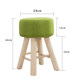 Fabric cartoon low stool, round stool, washable and replaceable shoe stool, high stool, dining chair, square stool, footrest, dressing stool, solid wood