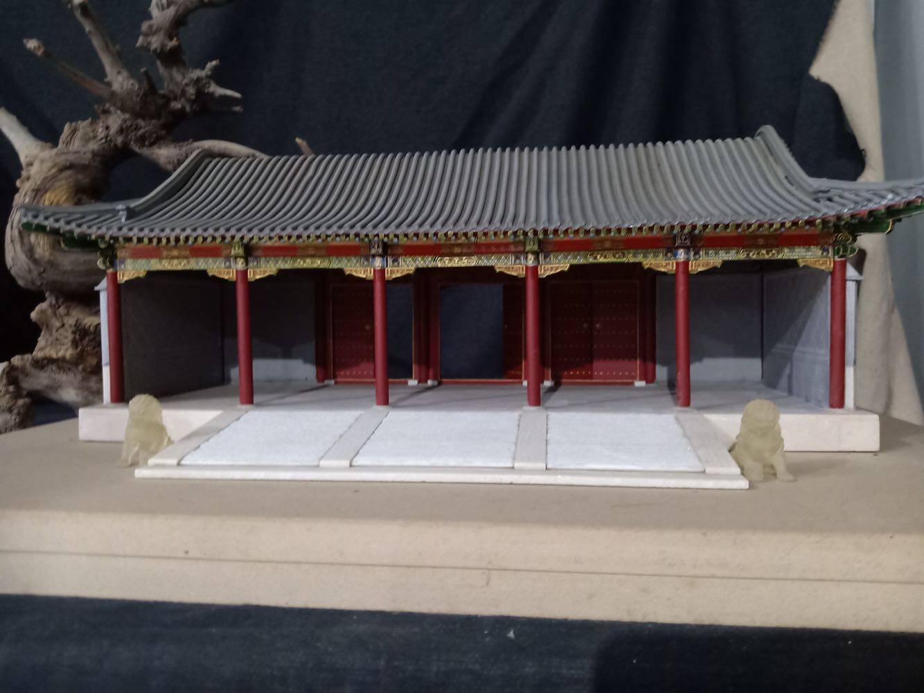 Beijing Tongd Structure Royal Palace Gate Handpainting Collection of Original Design Art Collection