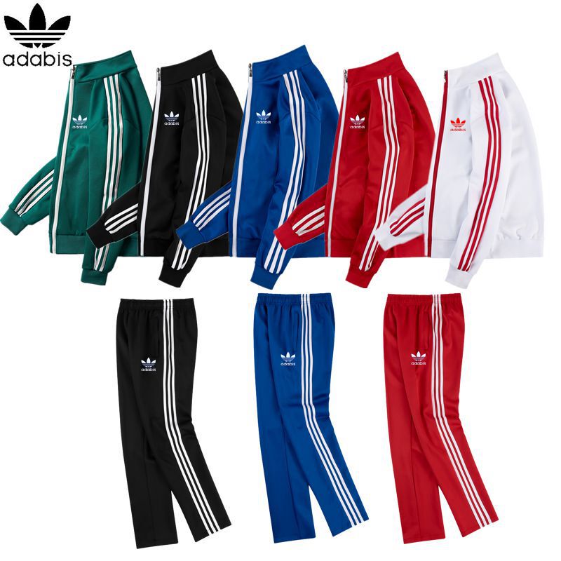 Retro Sports Suit for Men, Autumn Training Casual Two-Piece Set, Women's Youth Top, Student Running Loose Sportswear