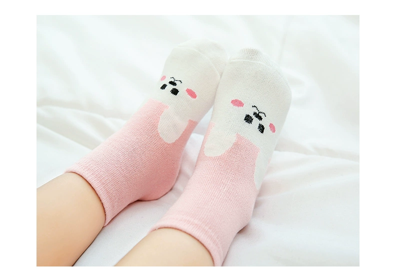 Vớ trẻ em mùa thu và mùa đông dày Baby vớ cotton nam và nữ vớ trẻ em vừa và nhỏ 1-3-5-7-9 tuổi - Vớ