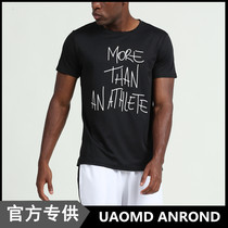 UAOMD ANROND UA summer mens T-shirt leisure sports outdoor fitness running short sleeve breathable quick-drying clothes