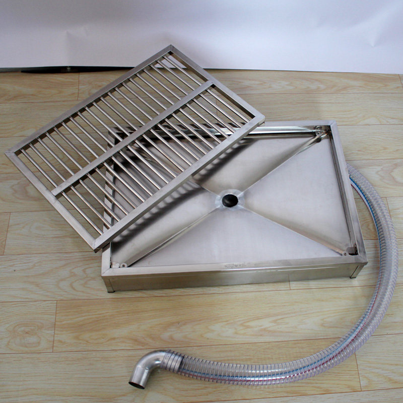 Automatic flushing dog toilet 304 stainless steel dog toilet through sewer dog bedpan pet toilet