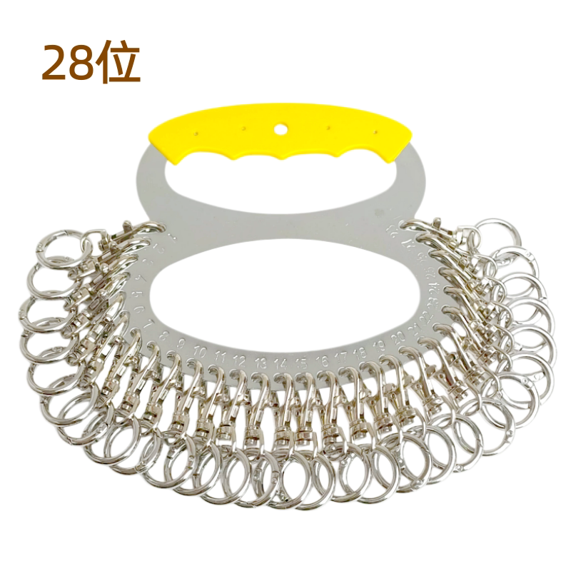 Thickened Key Board with Easy-To-Remove Lobster Clasp Hooks for Categorized Storage and Management, Large Key Board with Spring-Loaded Key Rings