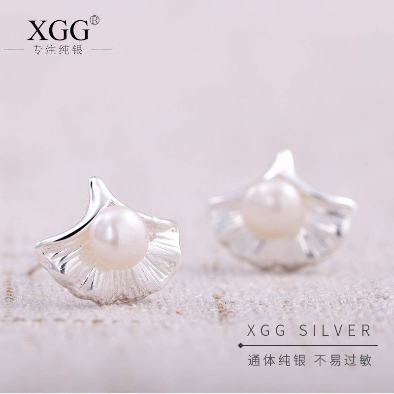 XGG female ear acupuncture Korean version fashion temperament sterling silver non-allergic Korean beautiful princess original design creative personality