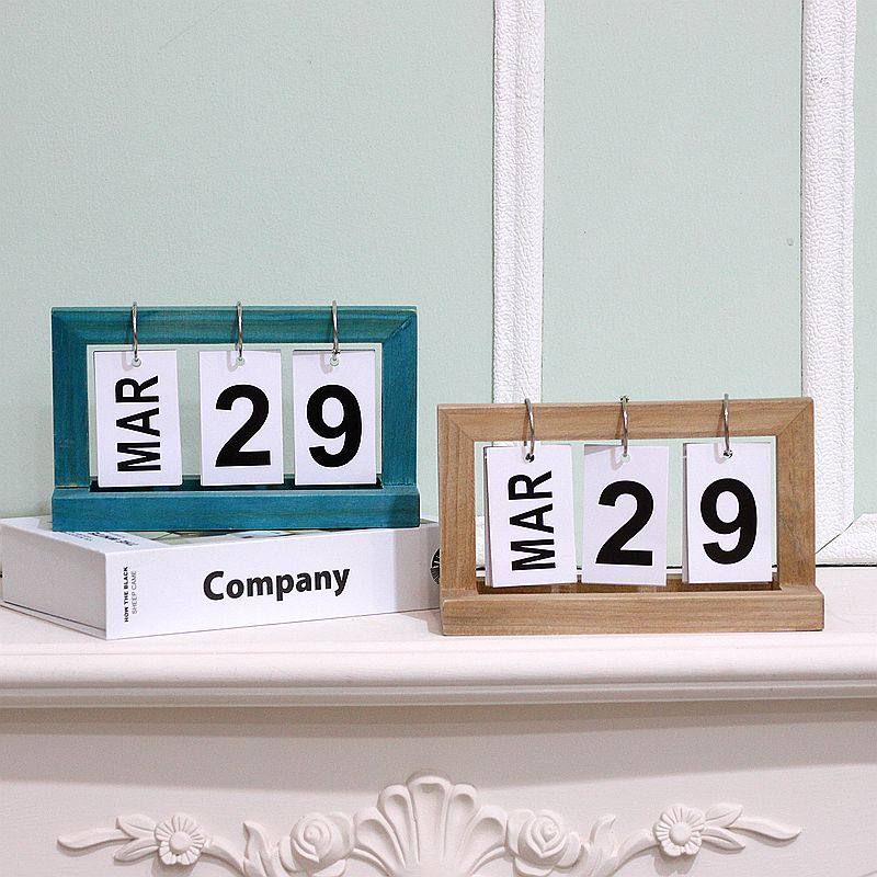 Nordic home porch calendar decorations ornaments ins bedroom room layout office book desktop knickknacks