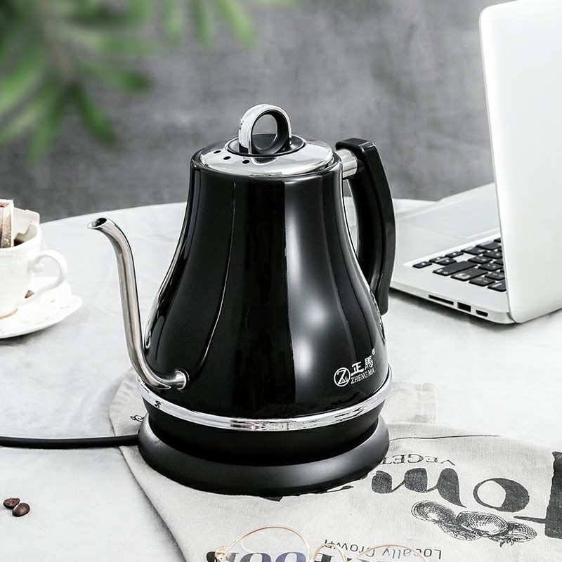 Kettle tea special 304 stainless steel slender mouth electric kettle household kettle small 1 2 liters tea art
