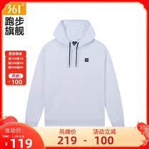 361 sports vests men's 2021 autumn and winter new hooded pullover vests long sleeve casual men's loose jacket tide