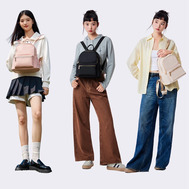 Semir Bags Backpack Women 2023 New Simple Texture Women Bags Fashion ຄວາມອາດສາມາດຂະຫນາດໃຫຍ່ Commuting Backpack Trend