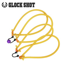 Slingshot fish shooting archery rubber band with sprinkler Use D-ring rope string rope archery custom 3060 rubber band group