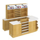 Wumei Convenience Store Supermarket Checkout Counter Mother-And-Baby Store Pharmacy Counter Wooden Corner Simple Modern Small Bar Counter