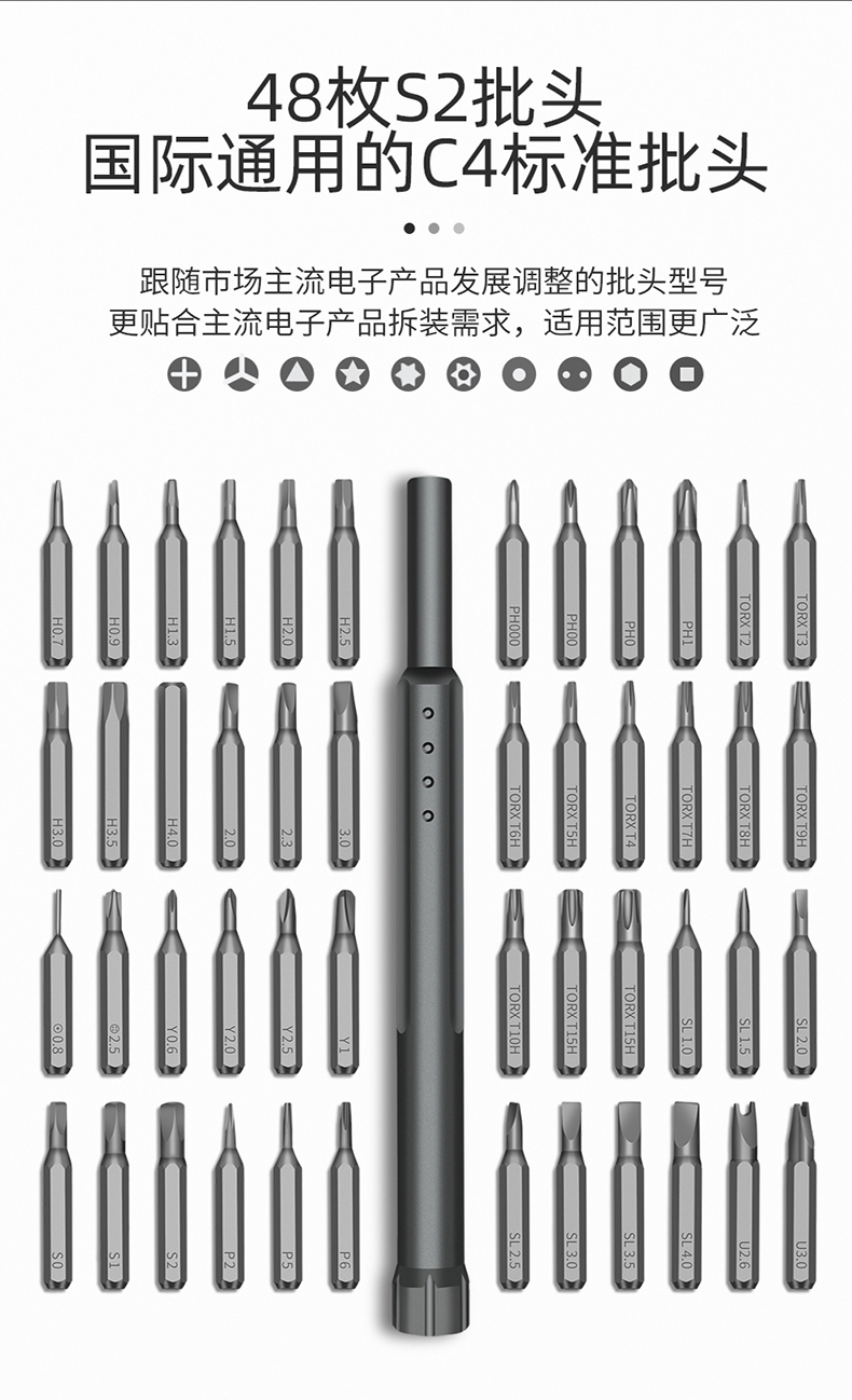 常胜客 24合1 多功能精密螺丝刀套装 图5