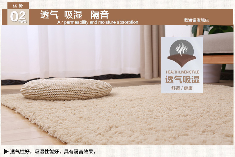 IKEA dày da cừu thảm phòng khách sang trọng bàn cà phê thảm trải giường vải lanh phòng ngủ đầy đủ cửa hàng nhà nhỏ thảm đá chùi chân