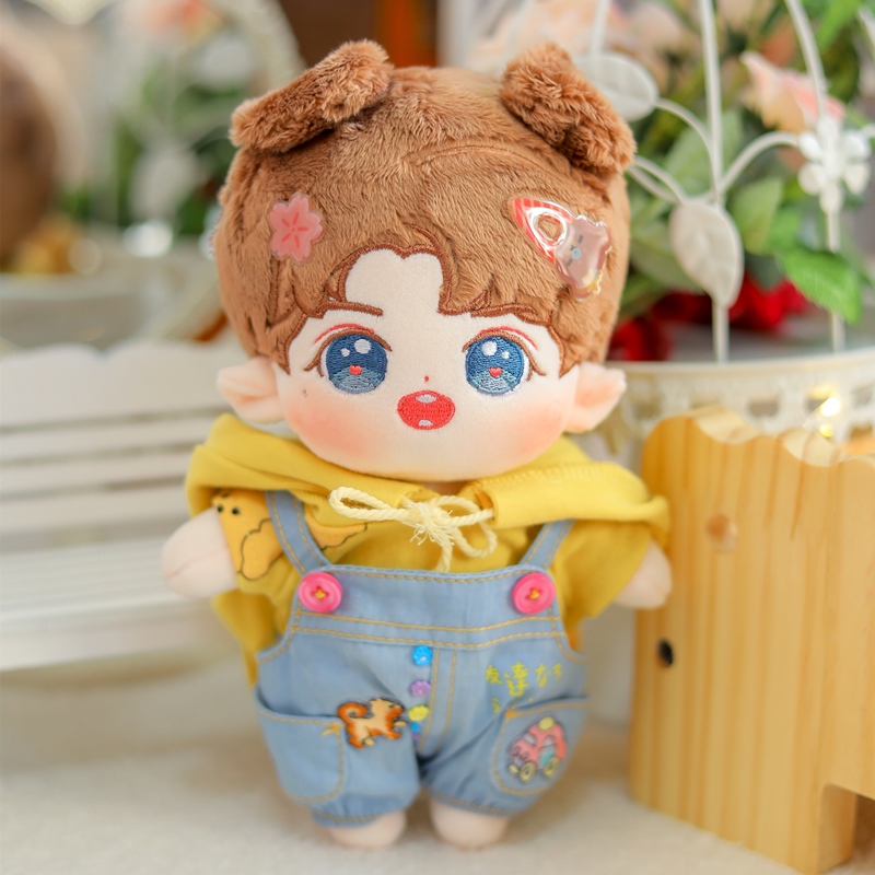 Gong Jun (Naked Baby) Gives Birth Certificatecotton Star doll Gong Jun Zhang zhehan Doll 20cm Plush Human form doll periphery Yes birth certificate