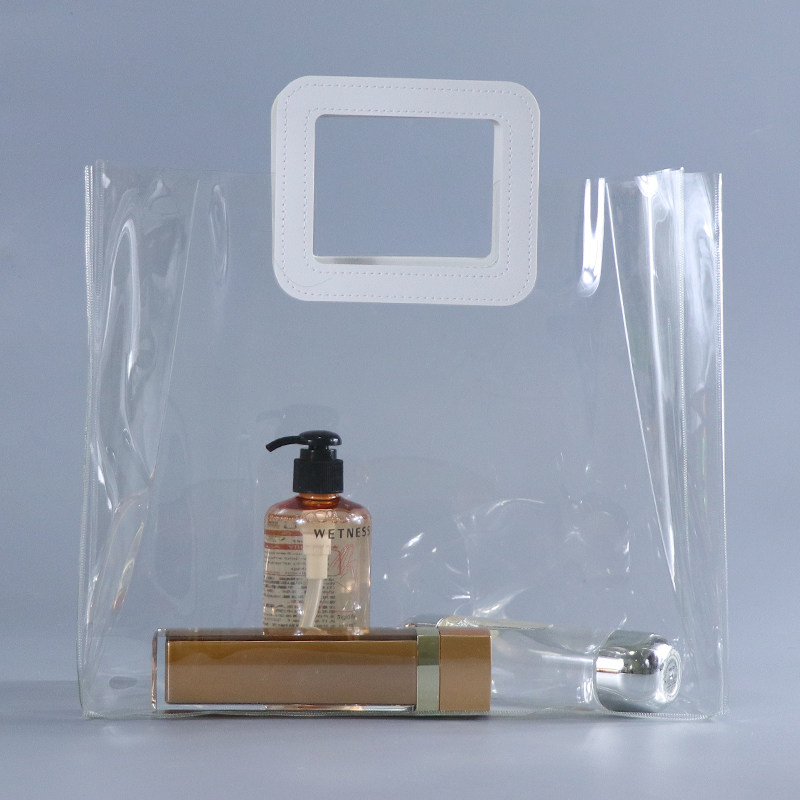 Gift bag pvc portable transparent bag laser jelly bag wedding candy gift box bag makeup storage wash bag customization