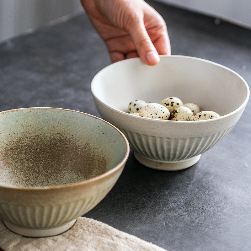 Jian Lin ideas pull rainbow such use north European style restoring ancient ways the eat bowl tableware ceramic salad bowl of soup bowl dish bowl