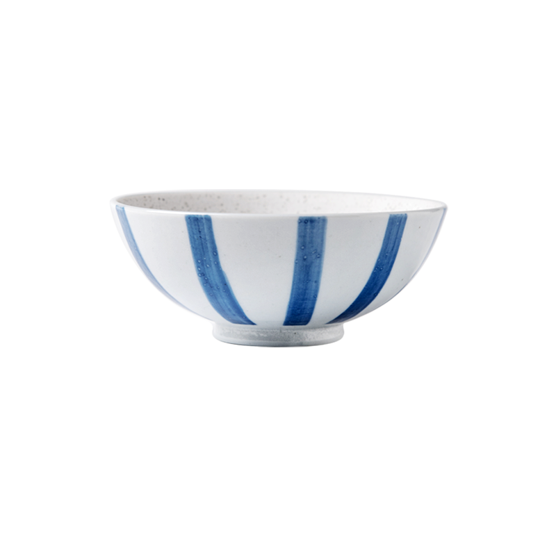 Japanese large soup bowl with rainbow such use ceramic bowl of salad bowl 4.5 inch bowl Japanese - style tableware Karen