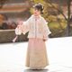 Girls' Pink Hanfu Autumn and Winter 2025 New Thickened Children's Little Girl's Mamian Skirt Ancient Chinese Style Tang Suit Skirt