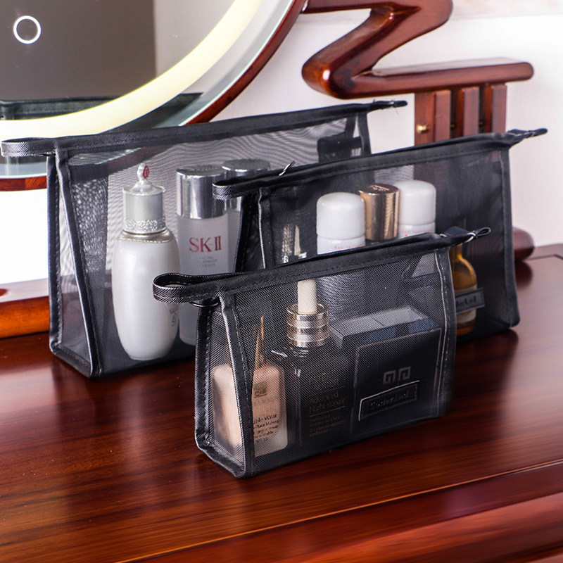 2022 new ins high-end portable travel cosmetic bag cute lipstick carry-on storage bag small simple