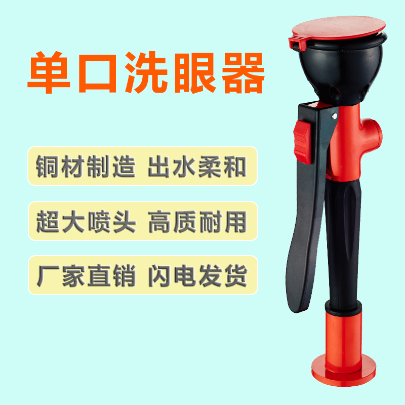 All-copper Taixiong Single Double oral Single Head Emergency Eyewash Bottle Wash Bottle of Portable Desktop SAN Spray Experiment Laboratory