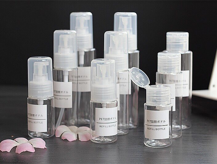 30ml50ml100ml Travel Kit Components Bottling Spray Bottle Lotion Bottle Remove Makeup Oil Bottle Essence Bottle Opener Bottle