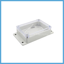 115*85 * 35mm transparent plastic junction box F8-T outdoor waterproof rainproof box with ear mounted wall tap box