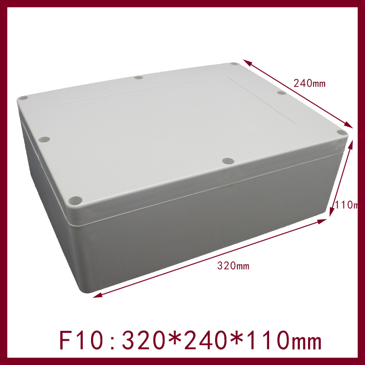 320*240*110mm IP65 waterproof junction box F10 electrical outdoor waterproof box Plastic industrial control box