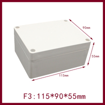 115*90*55mm waterproof junction box F3 plastic sealed box Outdoor electrical rainproof box IP65