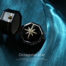 Mini eight star pin pin Sun retro fashion gold men and women prick female neckline anti-light graduation gift
