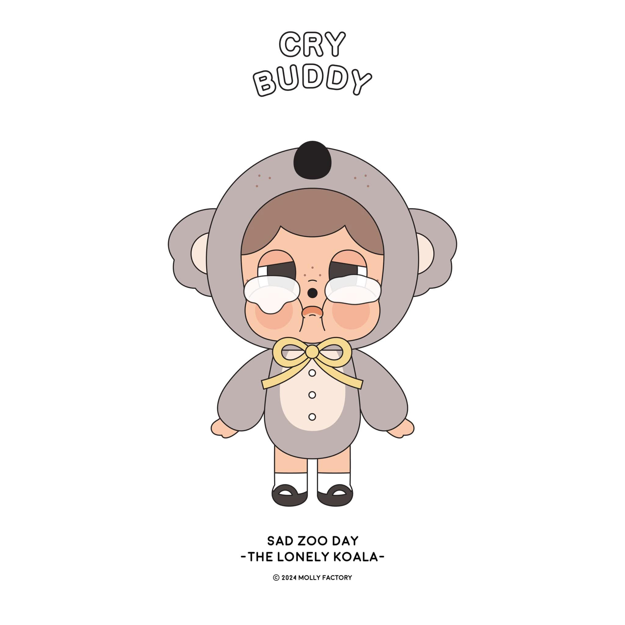 Molly Factory Crybaby 悲伤动物园考拉：治愈系萌物，收藏界的软萌新宠！-潮玩大体-淘宝好物网, image size:2048x2048