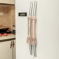 High-end European-style door handle gloves double-door refrigerator handrail handle thickened anti-collision fabric protective cover dust cover