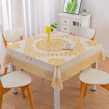 European style pvc waterproof and anti-scalding tablecloth no-wash and dust-proof European style pvc waterproof and anti-scalding tablecloth no-wash and dust-proof