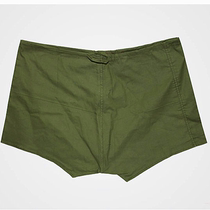 Allotment army green cloth pants 81 large pants Cotton cloth flat angle pants mens underwear for the elderly