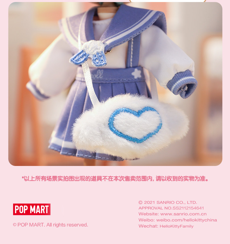 Аниме футболки/шляпы/одежда None POPMART BJD