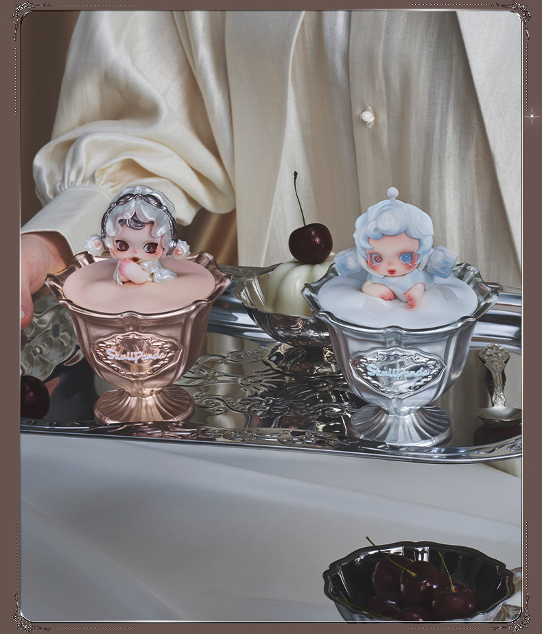 SKULLPANDA DINING TABLE SERIES SCENTED CANDLE BLIND BOX HOME DECOR