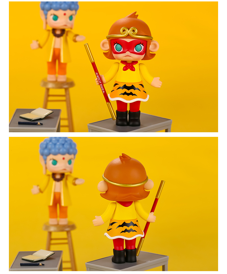 POPMART Bubble Mart Molly Westward Journey Series Blind Box Doll Doll Xu hướng thứ cấp Trang trí thủ công - Trang trí nội thất tủ trang trí phòng khách