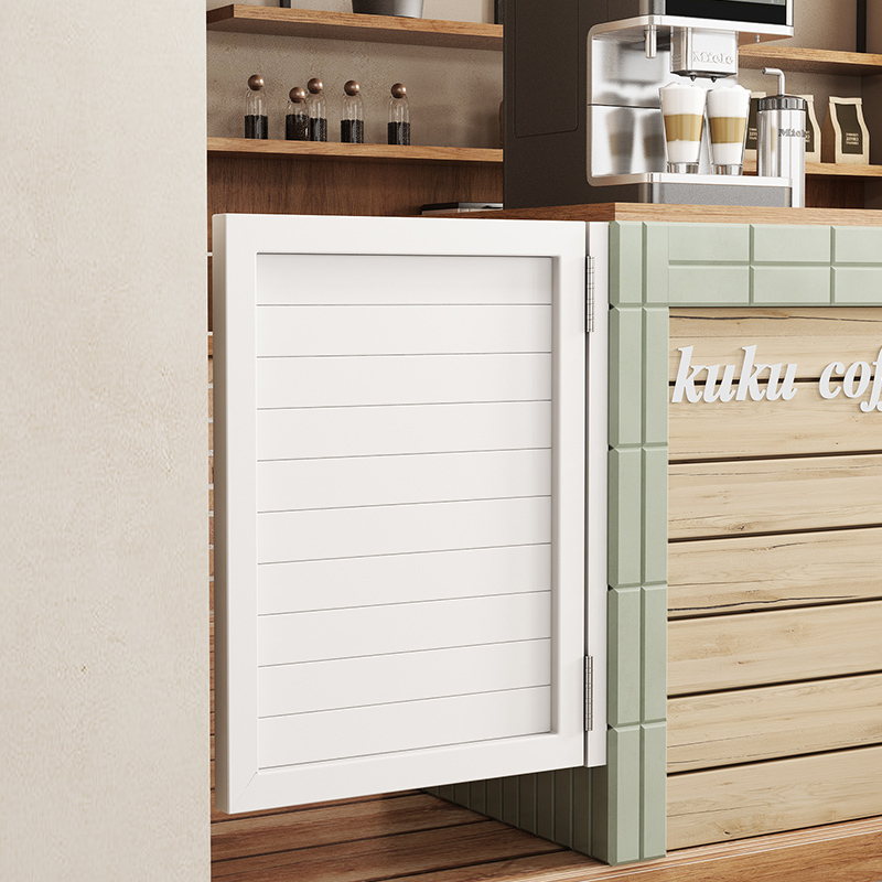 Solid Wood Bar Door Counter Partition Door Small Door Bar Door Bathroom Double-Open Half Partition Door Waist Door Kitchen Door