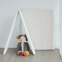 (Goodnight Superman) Childrens bed with natural coconut palm mattress three-stage detachable design 3e environmental protection brown mat