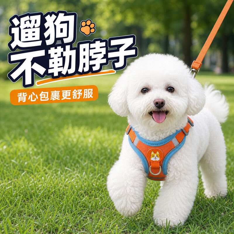 Vest-Style Dog Leash for Small Dogs, Teddy, Bichon, Pomeranian, Pet Harness, Puppy Walking Leash, Dog Collar