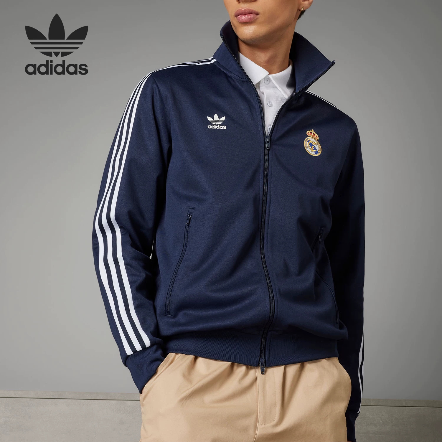Пиджак спортивный Adidas Genuine Clover для мужчин Real Madrid повседневный футбол IL1026